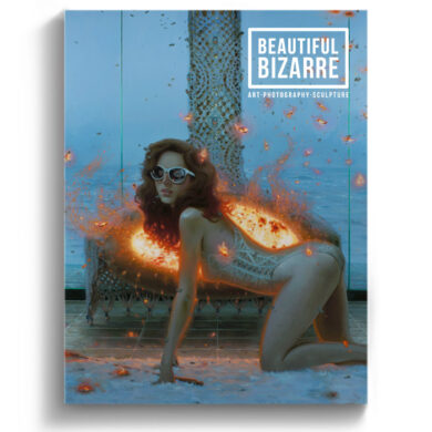 Jonathan Viner figurative painting on the cover of Beautiful Bizarre art magazine