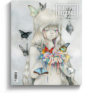 Beautiful Bizarre Magazine - Issue 30 - with Camilla d'Errico's pop surrealism painting on the cover