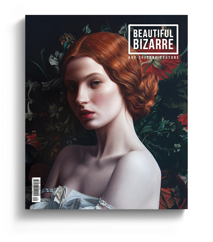 Beautiful Bizarre Art Magazine - March 2022 issue - Mary Jane Ansell painting on cover